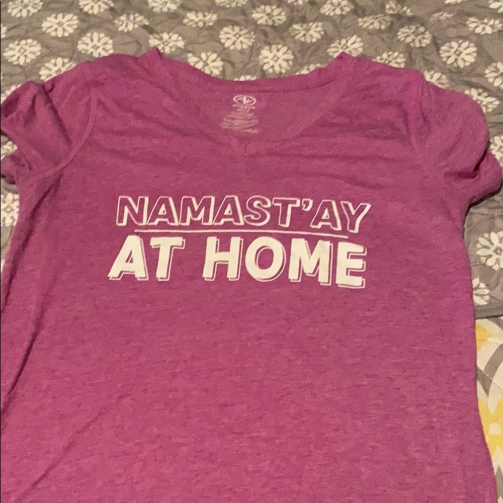 “Namastay at home” shirt